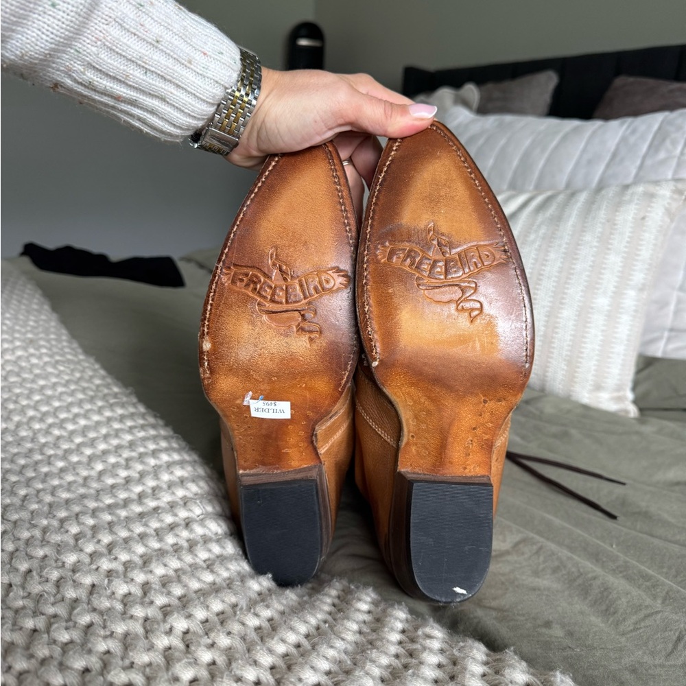 Freebird by Steven Wilder Tan Lace Up Boots - Picture 5 of 6